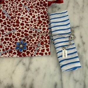 NWT Brighton Bellissima Fiore Blues Reversible Necklace (Style #JM7483)